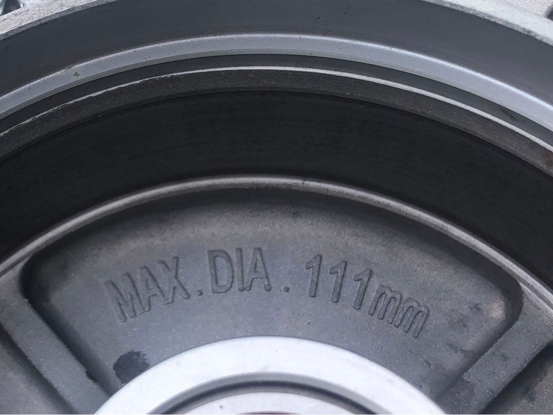 【美品】スーパーカブ　JA44（AA09 ）ホイール　前後（タイヤ付）