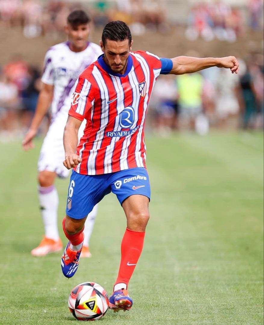 実使用ユニフォーム　アトレティコ・マドリード　コケ　サイン入り実使用ユニフォーム