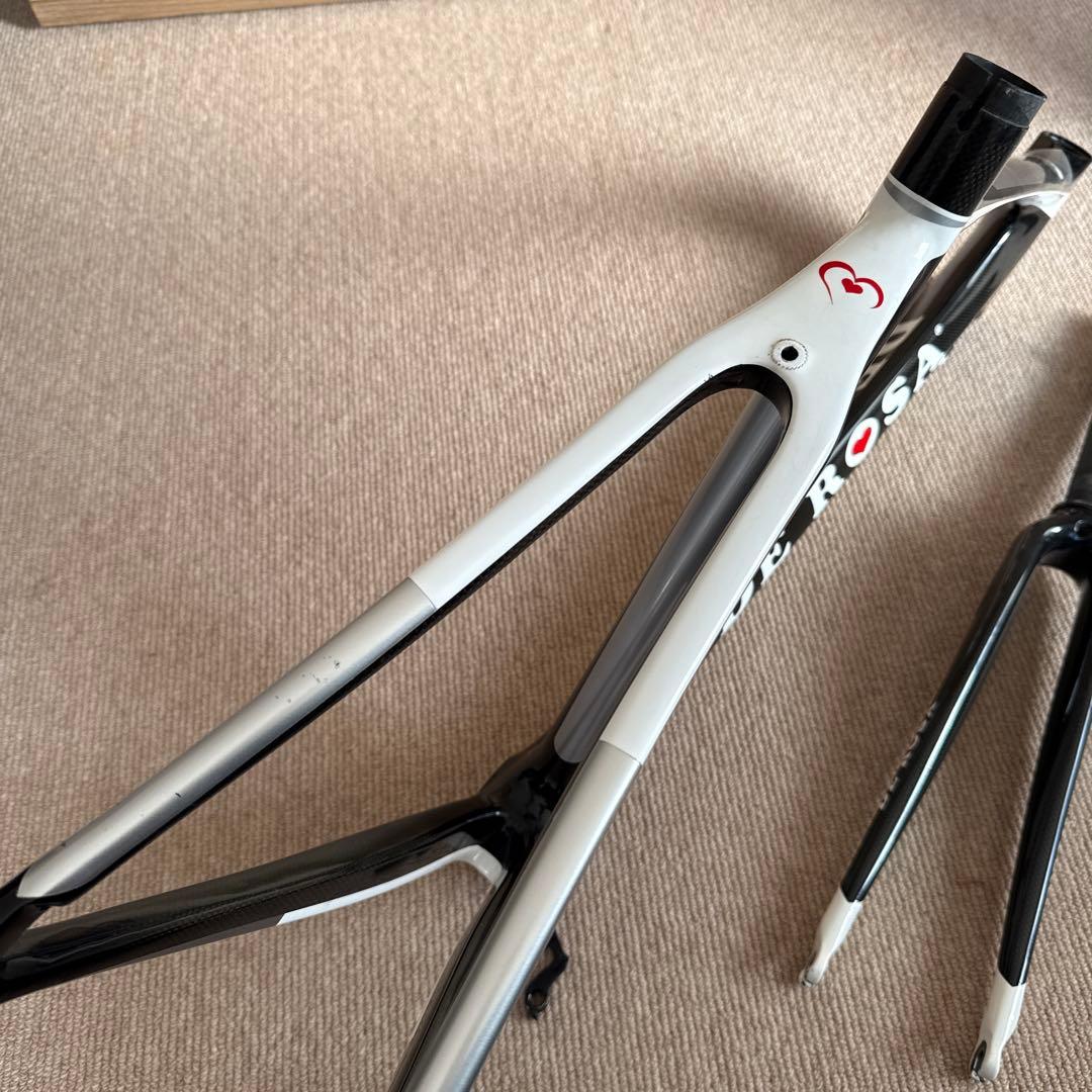 DEROSAデローザ　フレーム　フォーク　部品　3点セット！　ロードバイク
