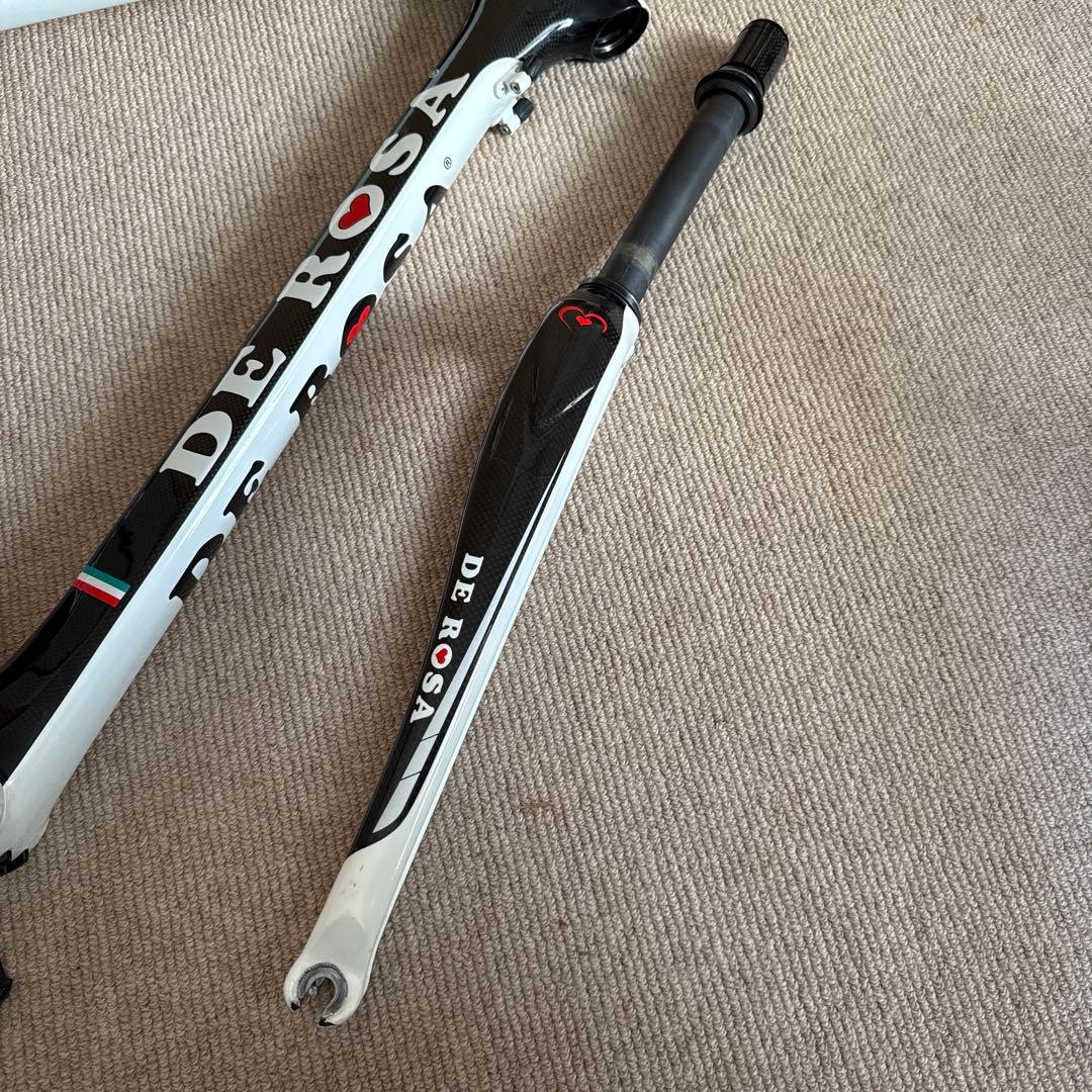 DEROSAデローザ　フレーム　フォーク　部品　3点セット！　ロードバイク