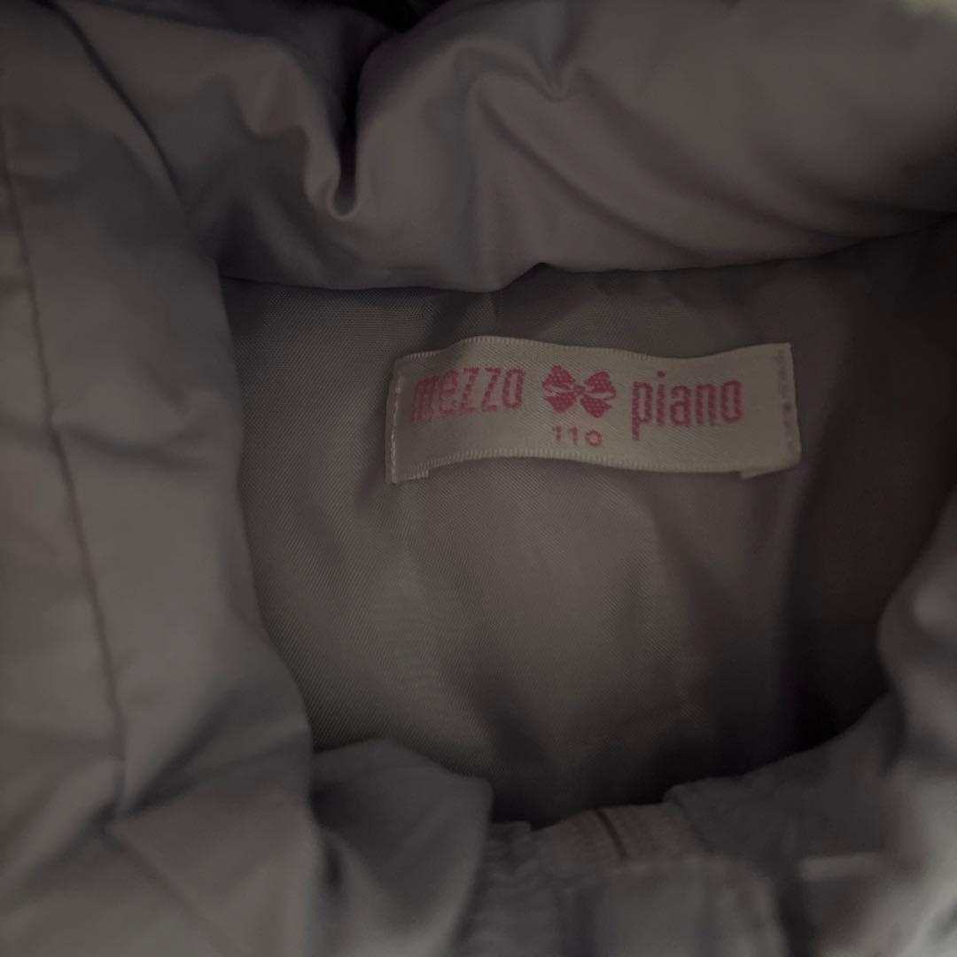 〈値下げ〉mezzo piano 薄紫 リボン付きジャケット 110