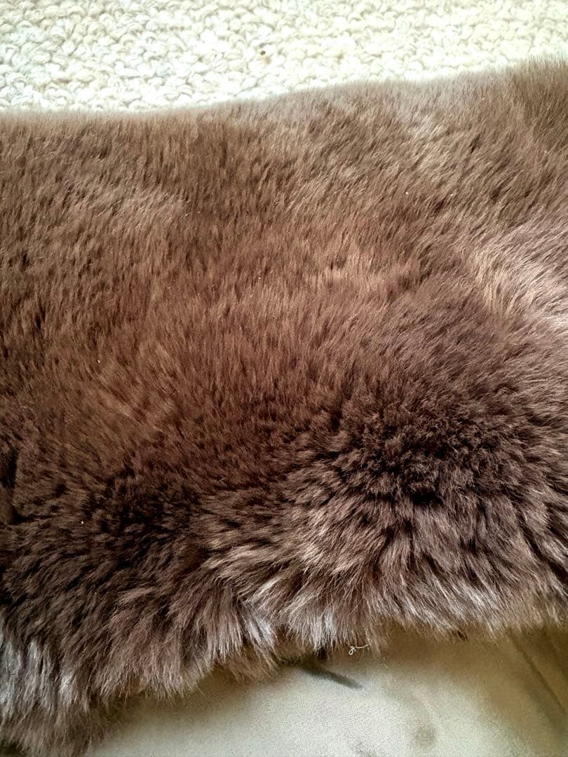 MARLENE DAM マーレンダム ブラウン ダウンベスト フード付き