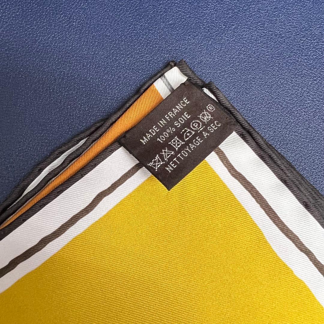 エルメス　カレ90 スカーフ　ダブルフェイス