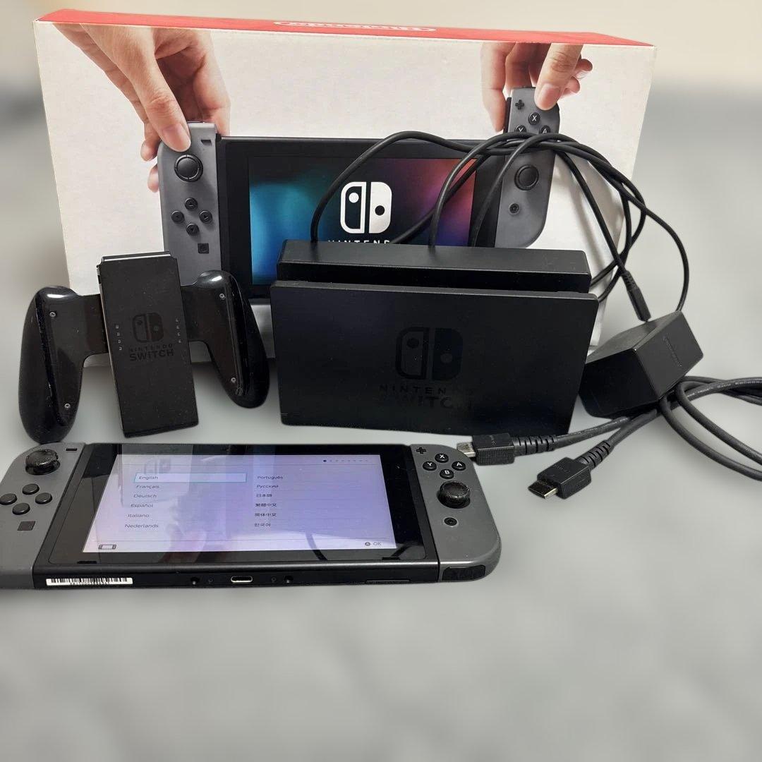 Nintendo Switch 本体セット ジョイコン不良あり箱・付属品あり