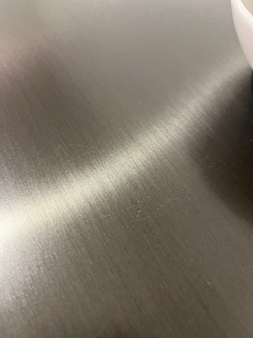 特殊鋼板天板 ヴィンテージ風カウンター (引き出し+扉 幅120cm)