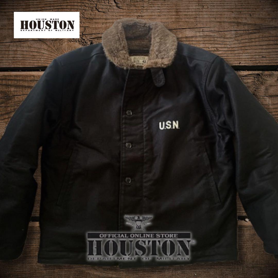 『42サイズ人気美品◎』HOUSTON（ヒューストン）N-1デッキジャケット