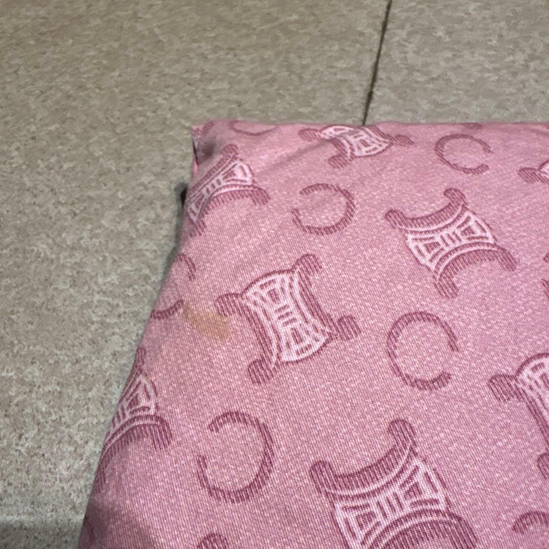 Celine セリーヌ　ダウンベスト　ピンク　マカダム柄