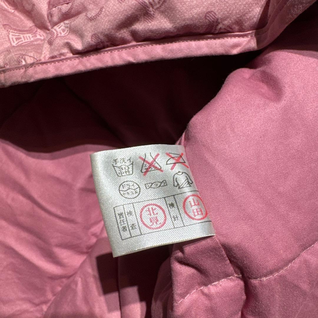 Celine セリーヌ　ダウンベスト　ピンク　マカダム柄