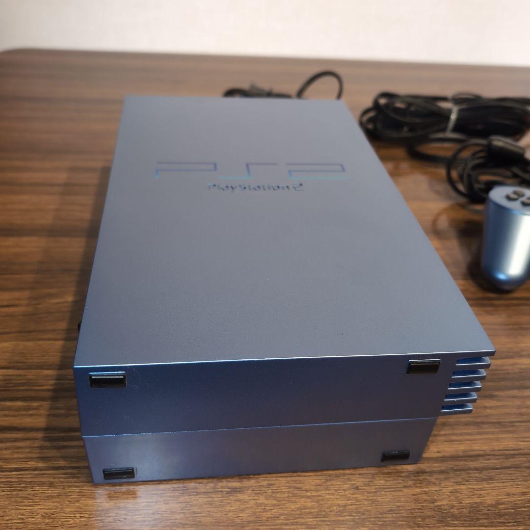 プレイステーション2 限定カラー アクア　SCPH-39000AQ　ソフト３本付