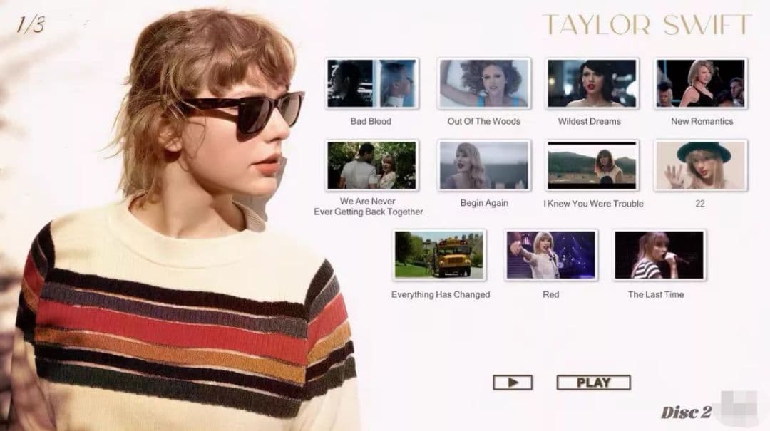 ミュージック Taylor Swift Official Music Video Clips