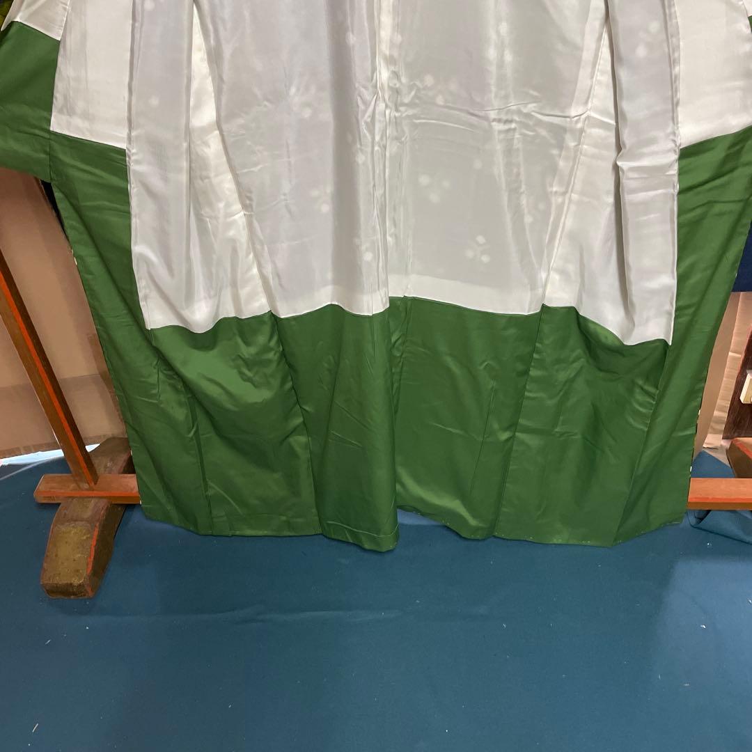 d*7様 no2417 絞り小紋しつけ糸付き