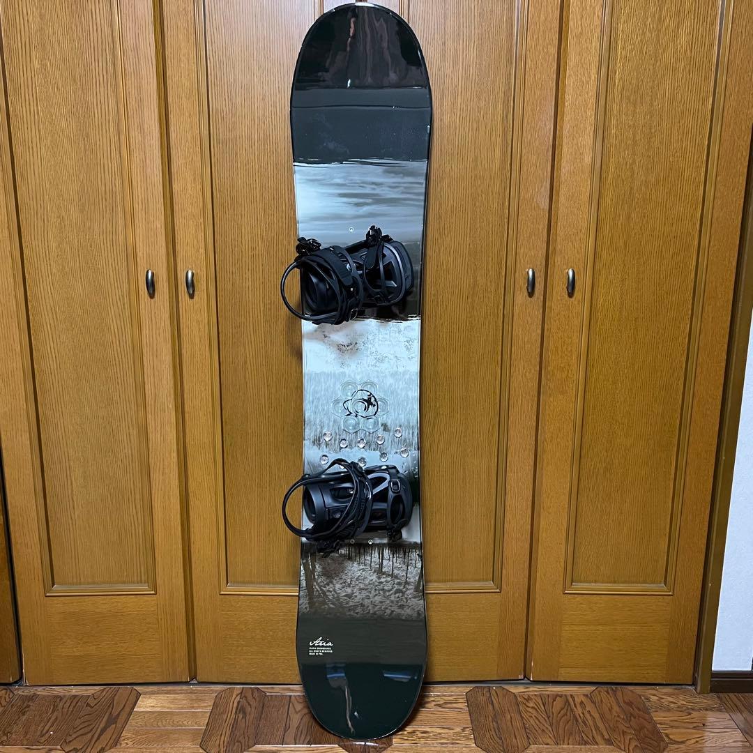 【良品】ARIA スノーボード 158cm + JOYNT ビンディング セット