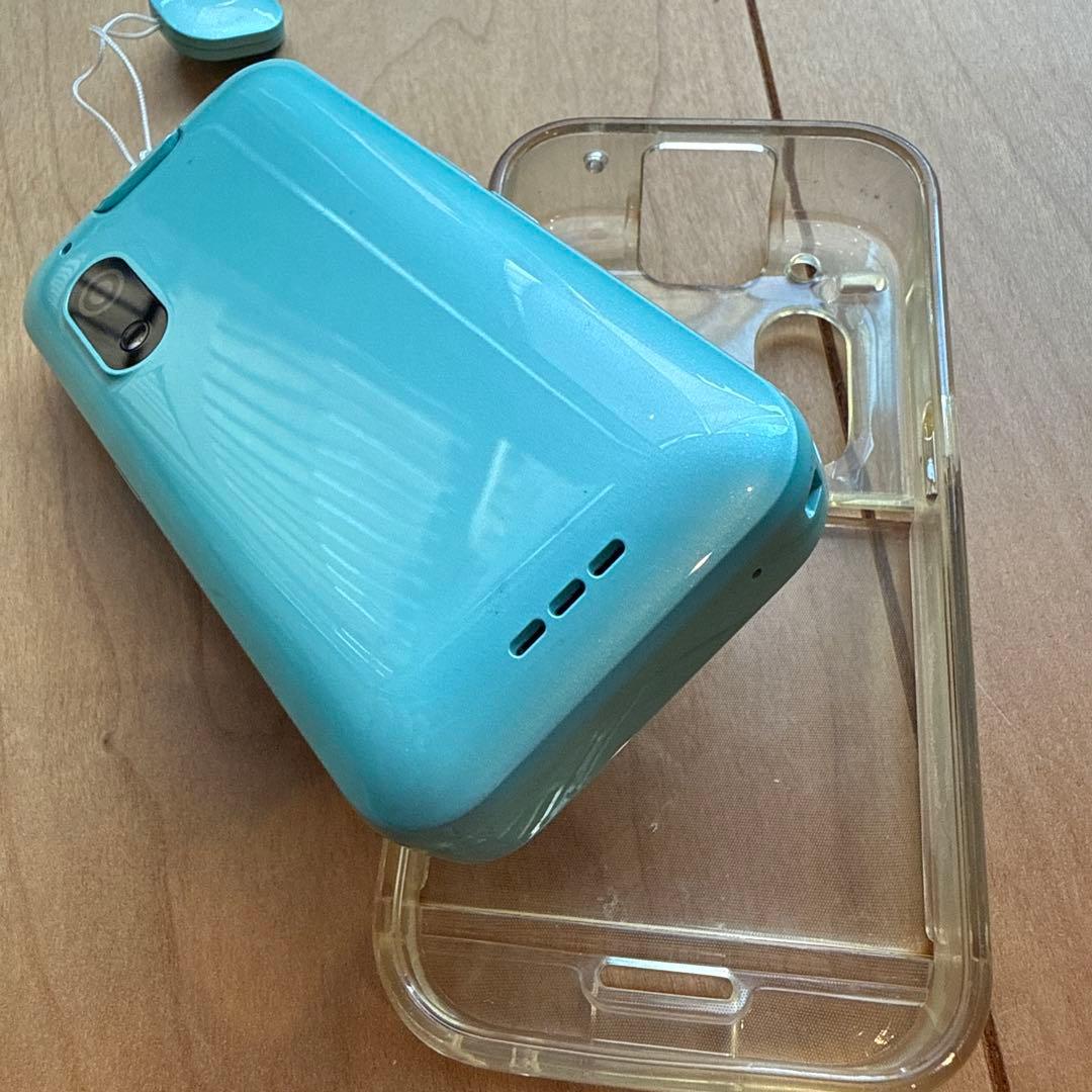 SoftBank キッズフォン 3 ミント　本体とケース付き