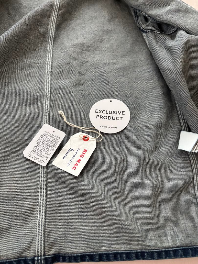 ビームス別注　BIG MAC ペイントカバーオール　サイズM