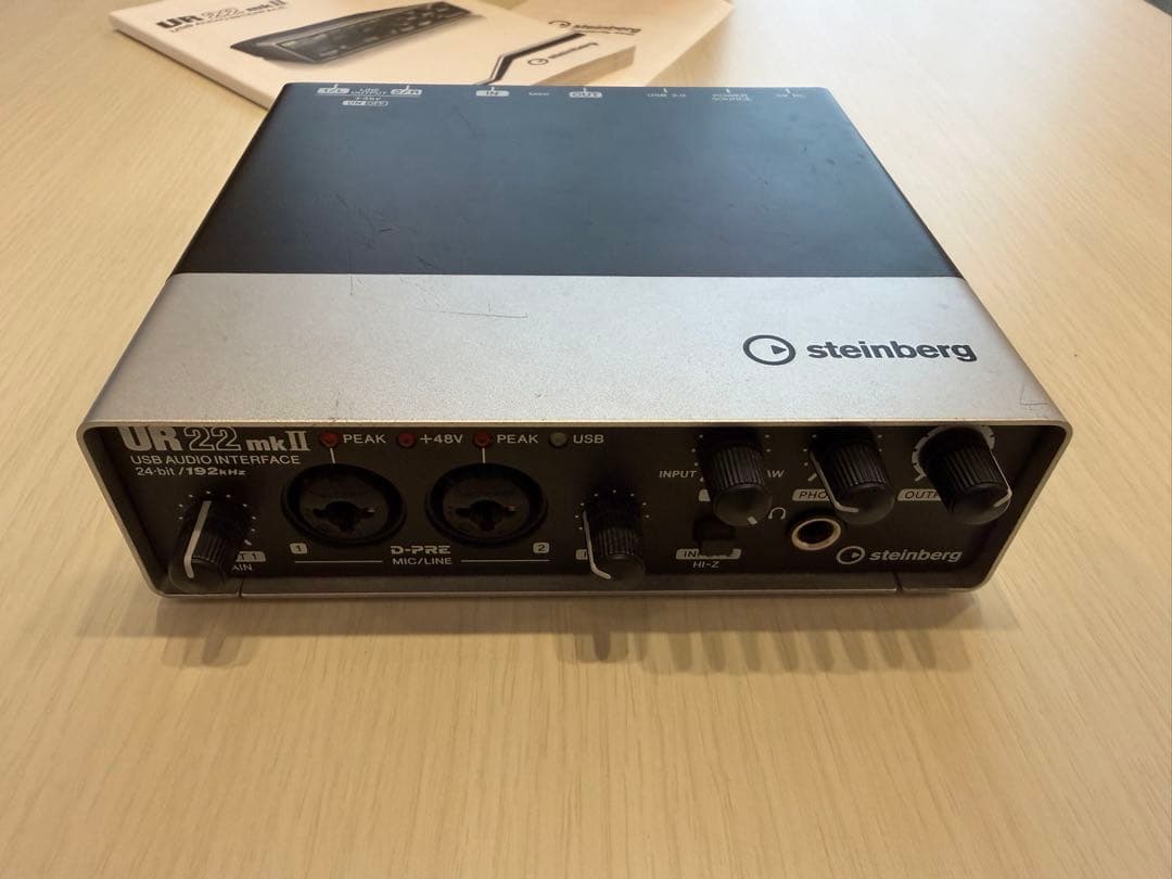 steinberg UR22 mk2 オーディオインターフェイス 本体