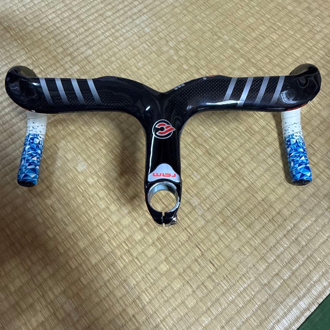 Cinelli420mm一体型カーボンハンドル