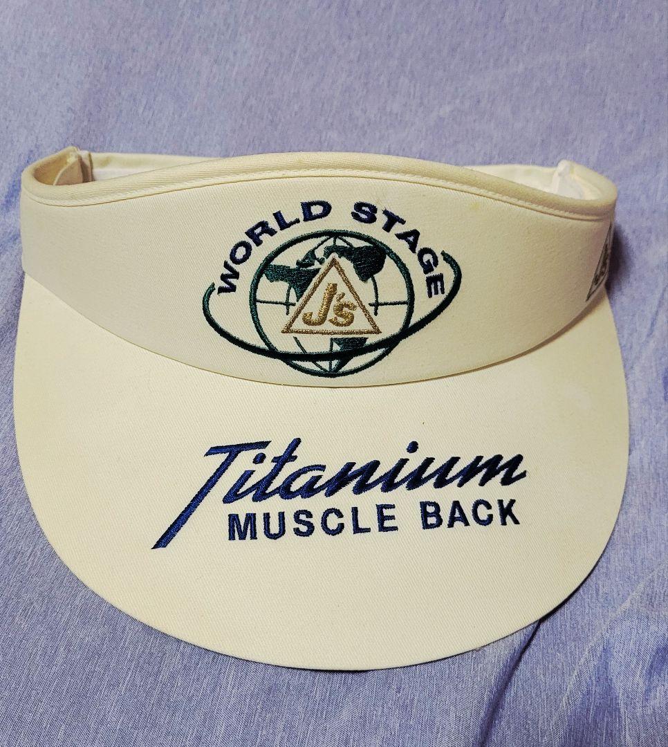 【追悼】ジャンボ尾崎　Js 限定WORLD STAGE バイザー