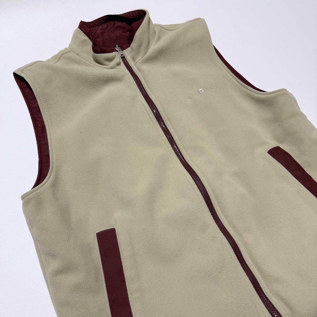【Taylor Made】リバーシブル ベスト フリース ジップアップ ゴルフ