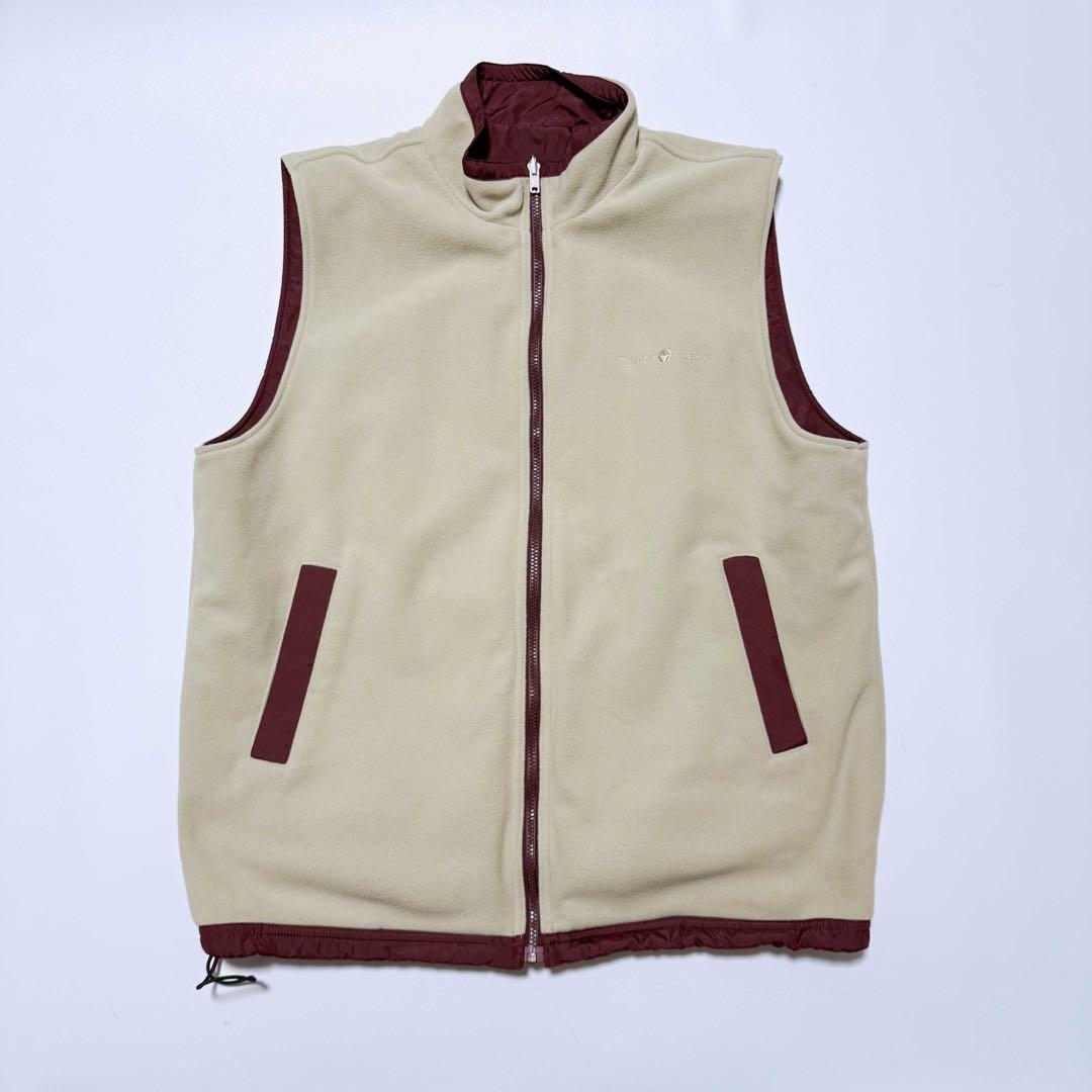 【Taylor Made】リバーシブル ベスト フリース ジップアップ ゴルフ