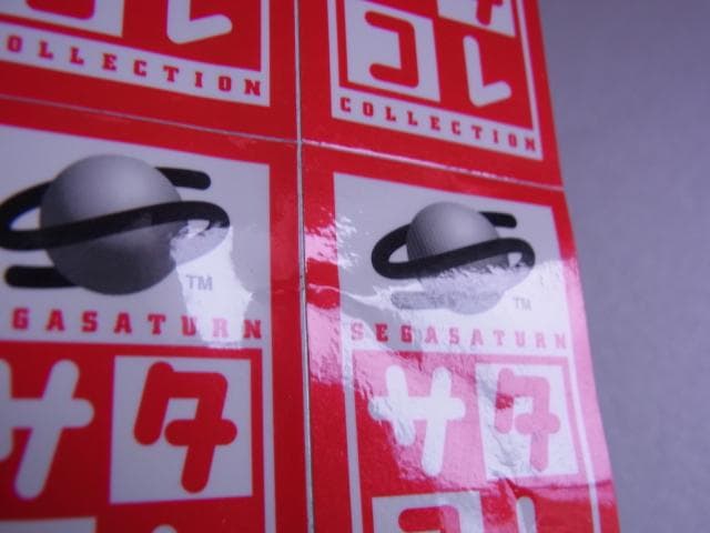 非売品　販促品　セガサターン　サタコレ　ステッカー　販売促進ポップ　レトロゲーム