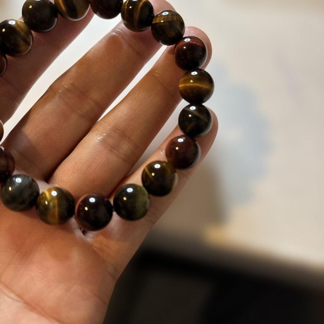 綺麗なミックスタイガーアイ！ピカピカ！ズドーンとくる！