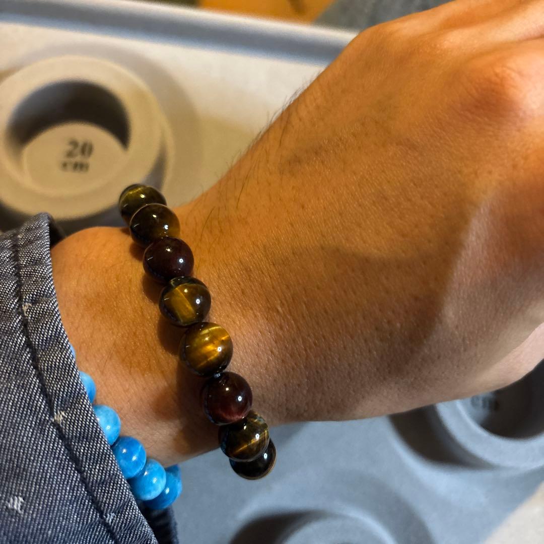 綺麗なミックスタイガーアイ！ピカピカ！ズドーンとくる！