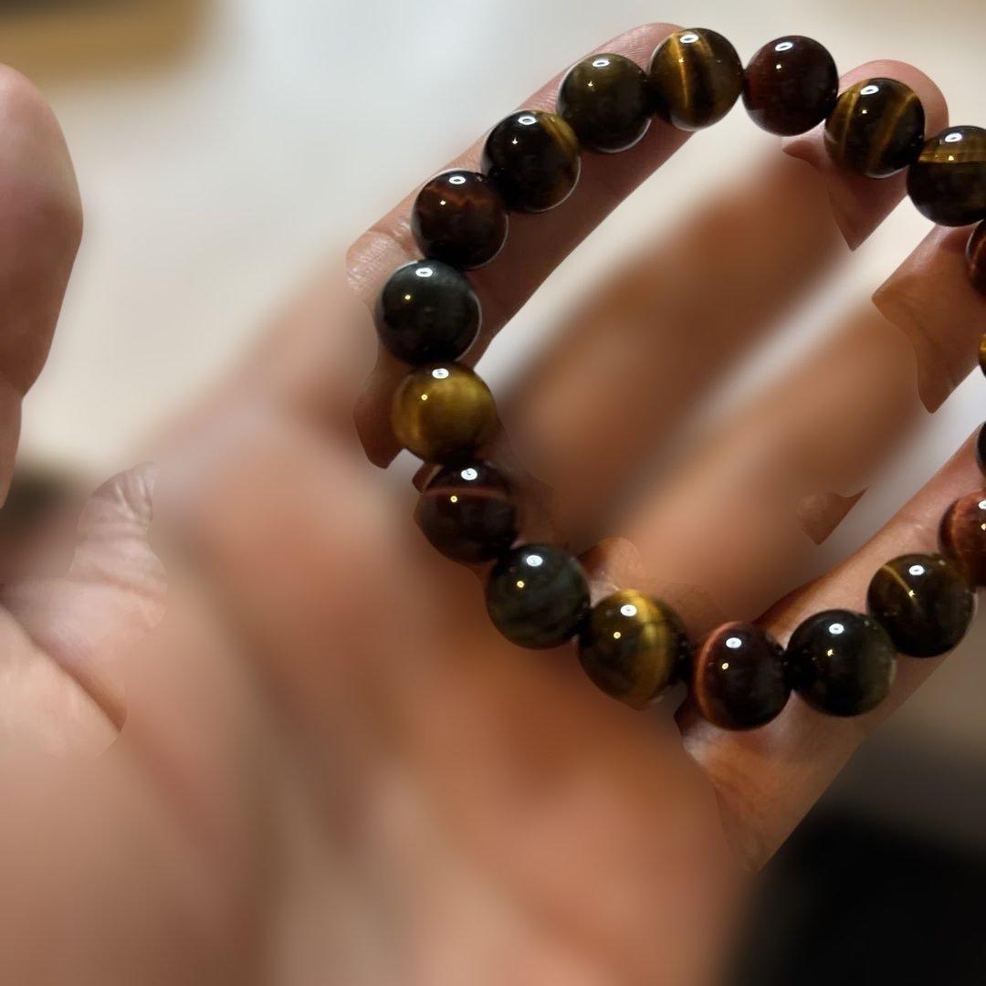 綺麗なミックスタイガーアイ！ピカピカ！ズドーンとくる！