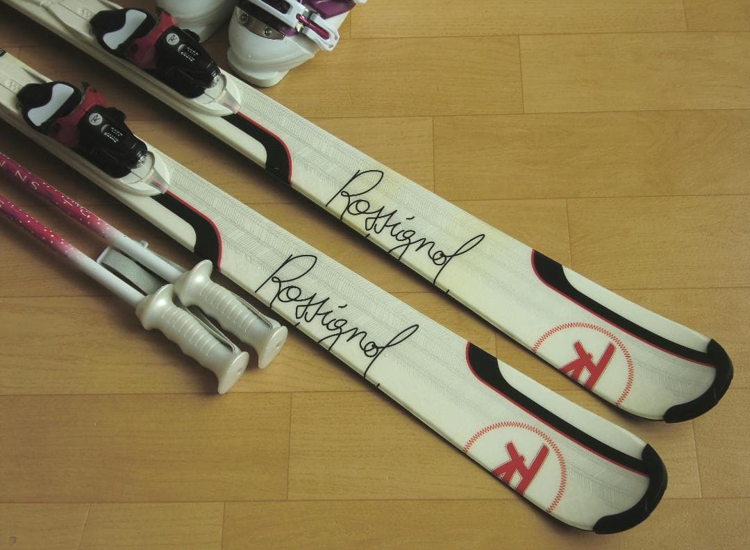 ■■送料無料■ロシニョール■女性用スキーセット■板154靴25.5■メンテ付■■