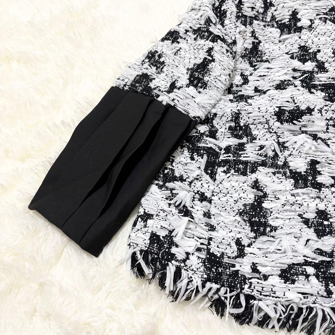 未使用品級✨アドーア　24SS マリア・ケント社　ツイード ジャケット　七分袖