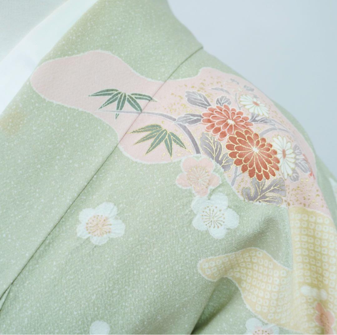 訪問着　4点フルセット 403D難あり　撮影用練習用　七五三 卒業式　入学式