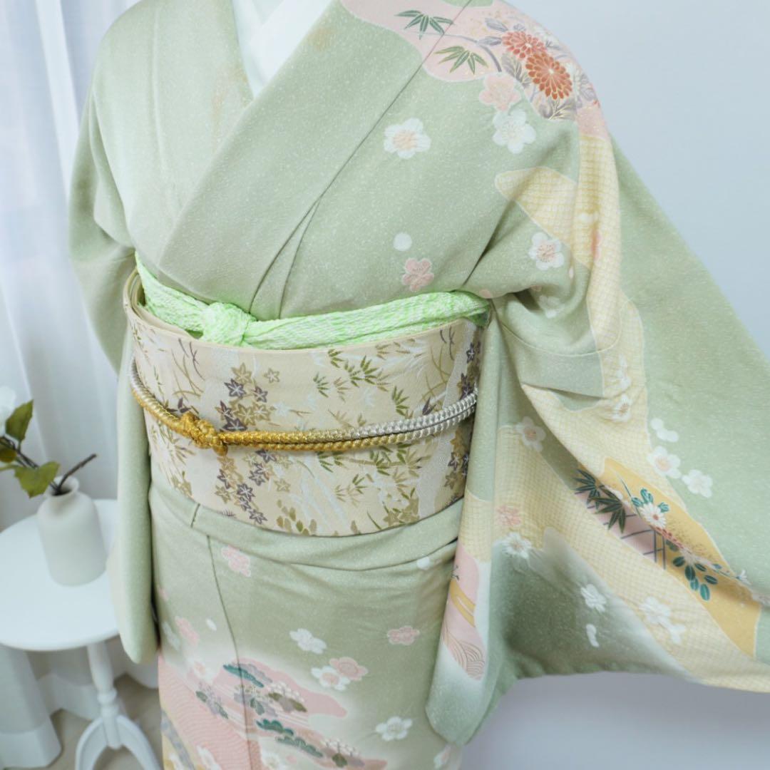 訪問着　4点フルセット 403D難あり　撮影用練習用　七五三 卒業式　入学式