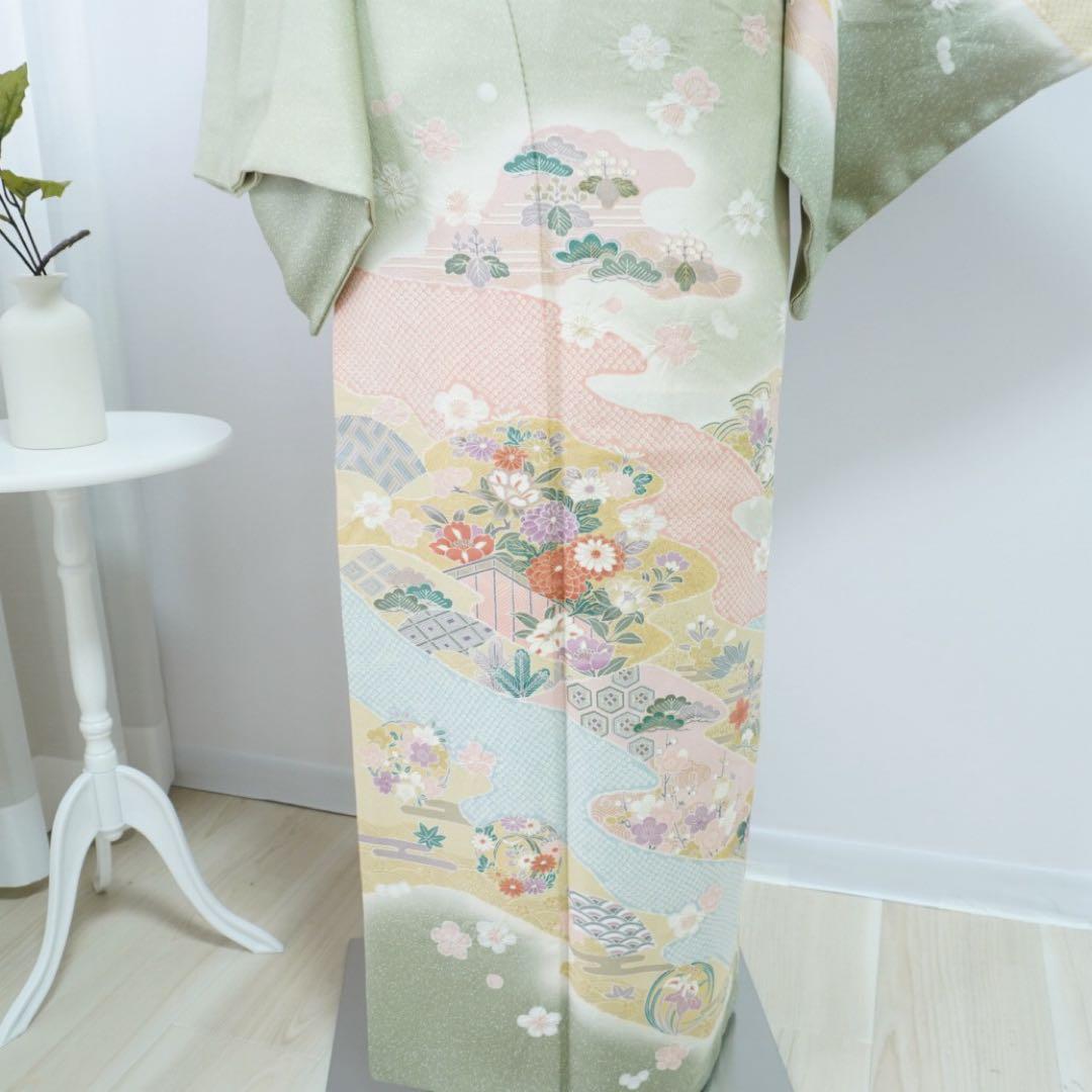 訪問着　4点フルセット 403D難あり　撮影用練習用　七五三 卒業式　入学式