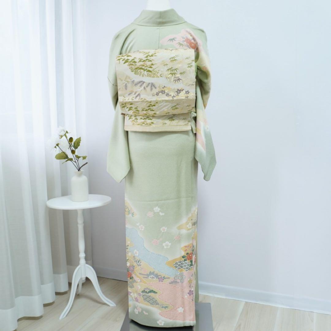 訪問着　4点フルセット 403D難あり　撮影用練習用　七五三 卒業式　入学式