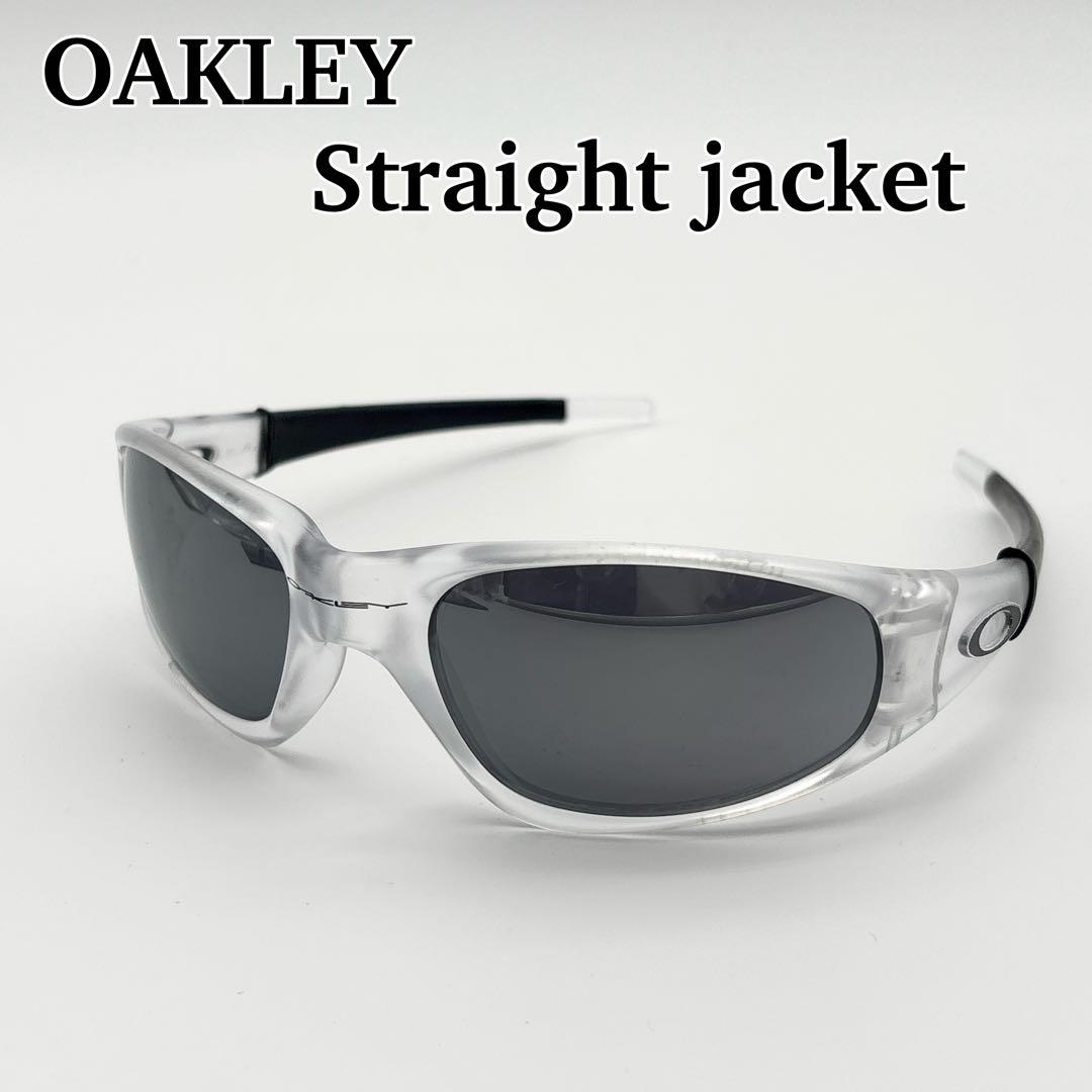 【希少】OAKLEY Straight jacket クリアフレーム y2k