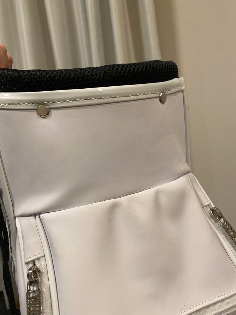 WAAC ホワイト キャディバッグとカートバック