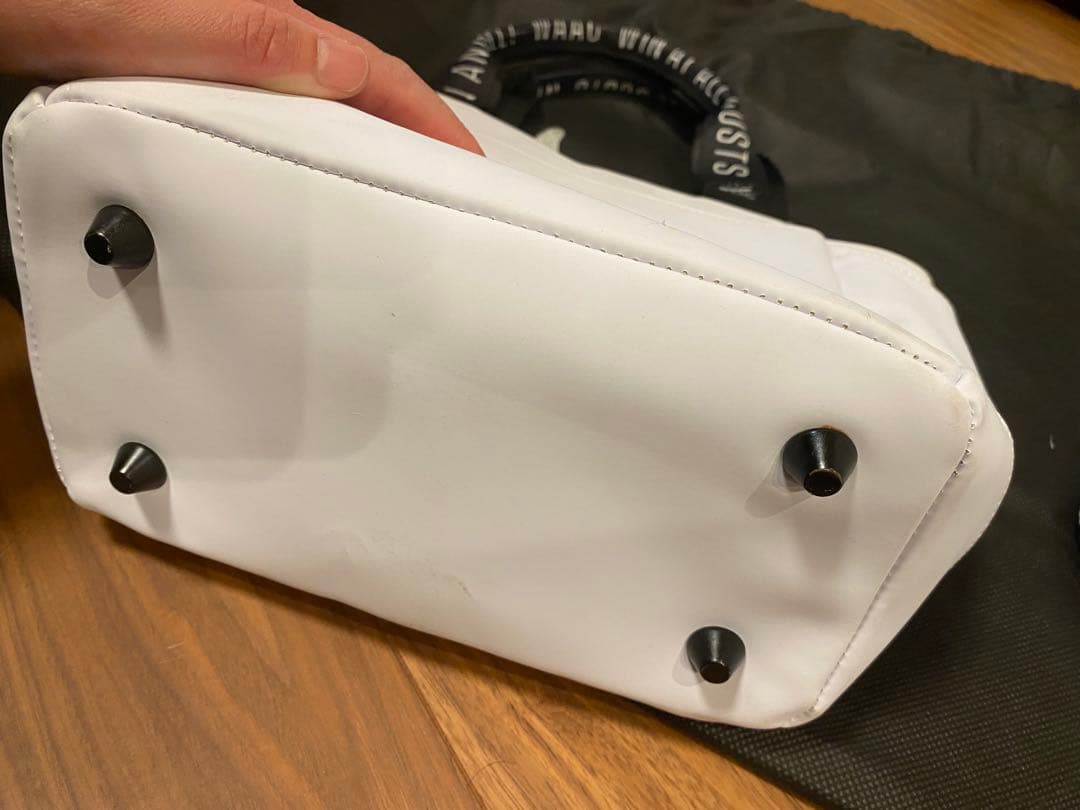 WAAC ホワイト キャディバッグとカートバック