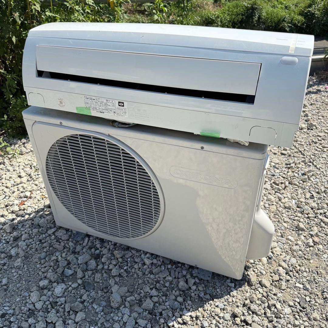 124ジャンク 激安早い者勝ち✨ コロナ　主に14畳用 エアコン　新生活応援
