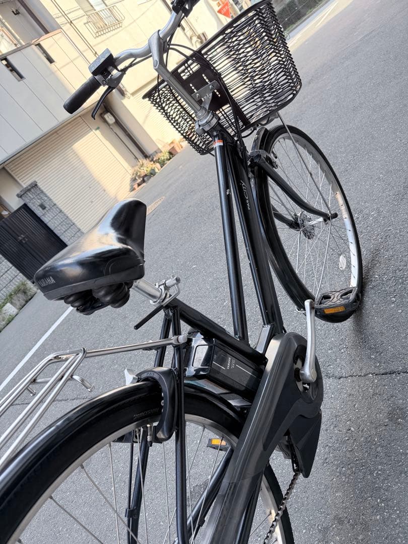 大阪府　ヤマハ　シティタイプ 電動アシスト自転車 バッテリー8.7ah