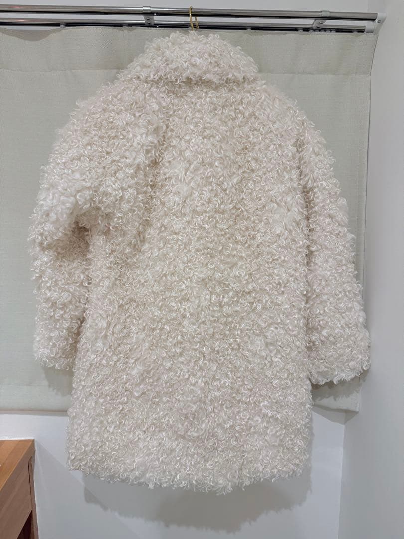 Acka. teddy loop coat / ホワイト