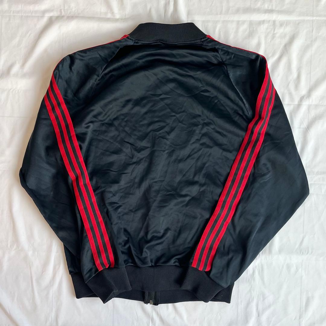 80s adidas atp トラックジャケット 黒×赤 L USA製