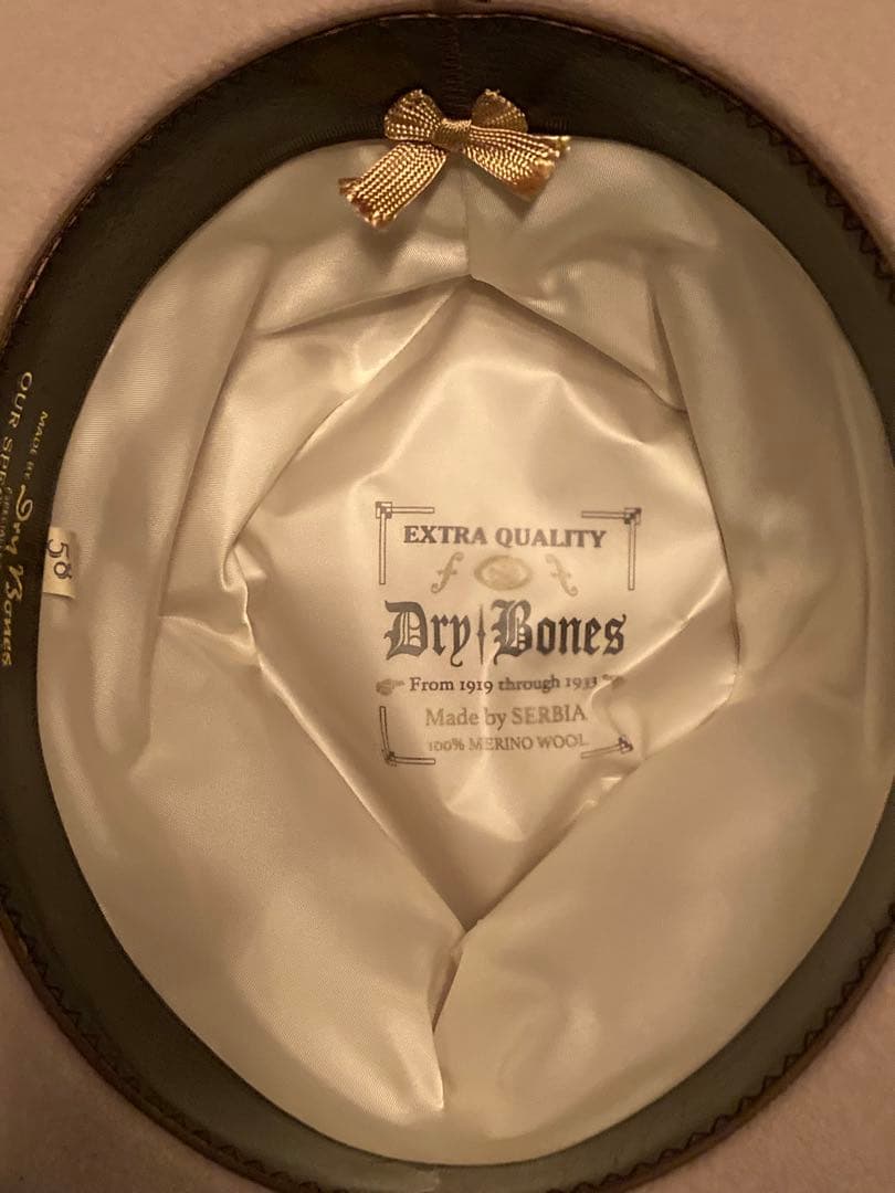 Dry Bones ドライボーンズ　ウールハット