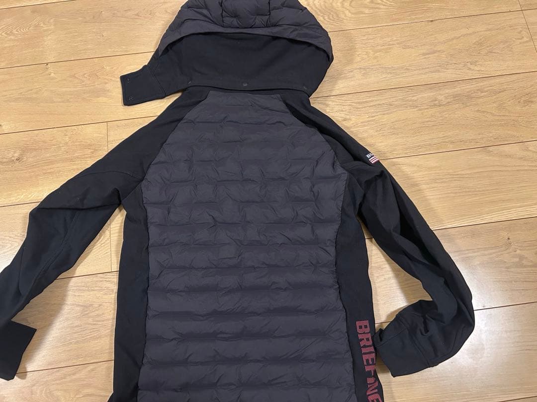 【新品・未使用】 MENS Sサイズハイブリッド ストレッチ ダウンパーカー