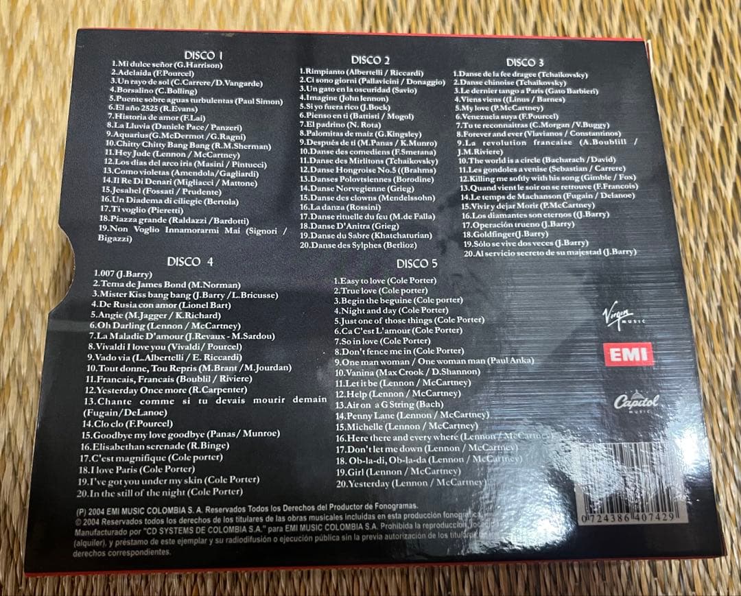 Franck Pourcel Las 100 INMORTALES 貴重品5CD