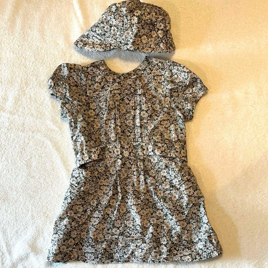 soor ploom セット　帽子SM ワンピース3y