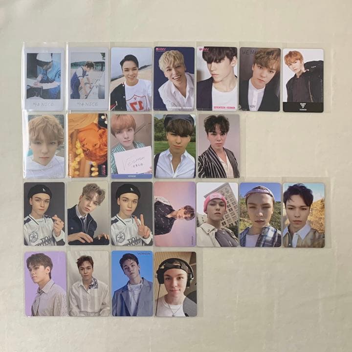 バーノン　SEVENTEEN　VERNON　トレカ　セブチ　エッジコン　チェキ