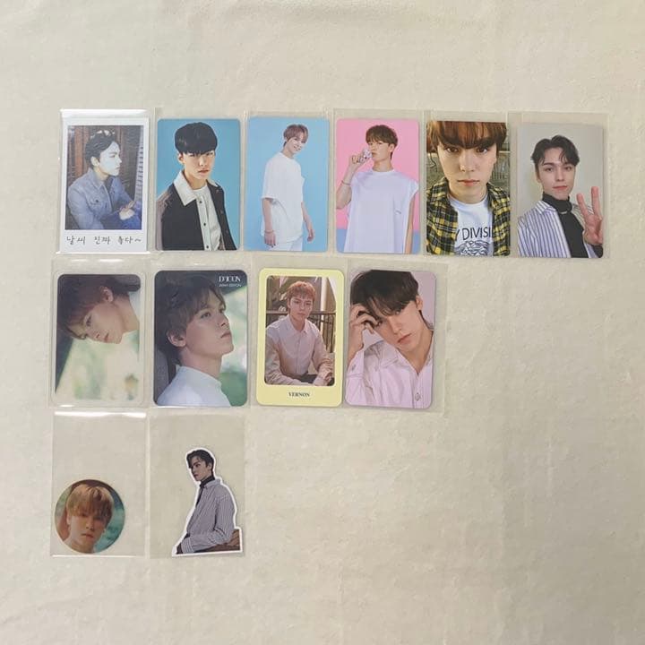 バーノン　SEVENTEEN　VERNON　トレカ　セブチ　エッジコン　チェキ