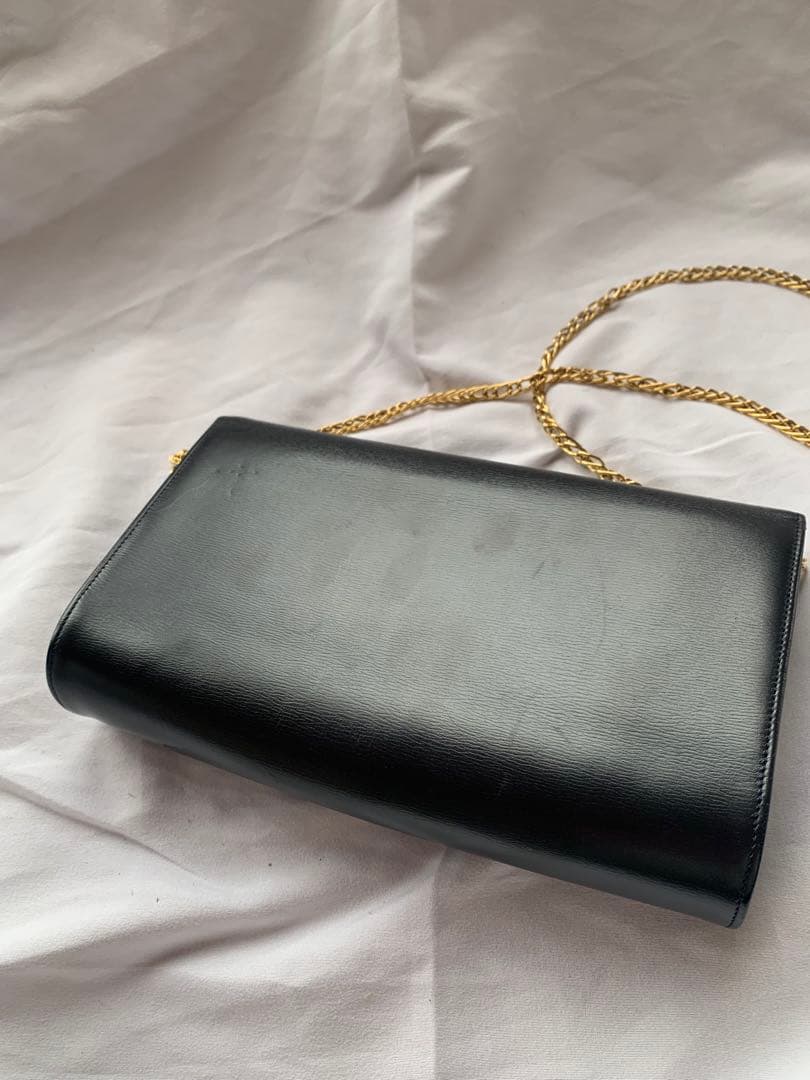 Cartier 　サファイアライン　フラップバッグ　クラッチ　チェーンショルダー