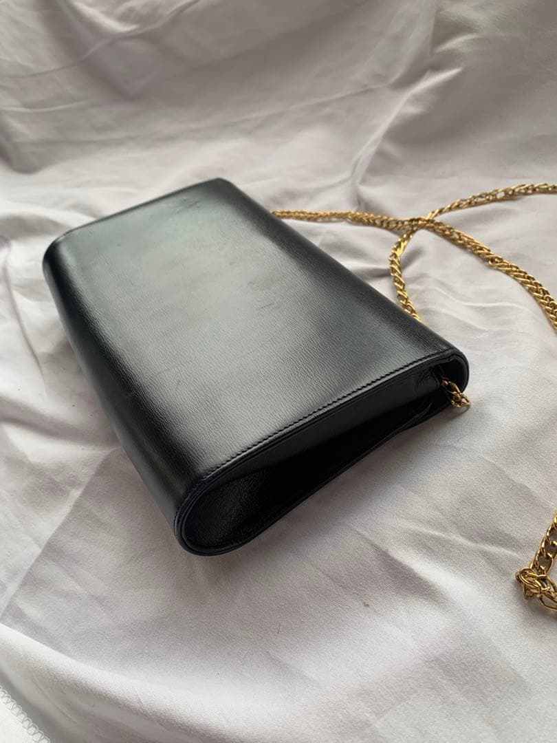 Cartier 　サファイアライン　フラップバッグ　クラッチ　チェーンショルダー