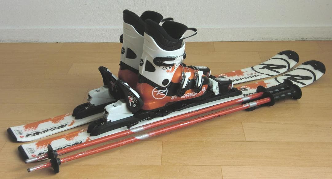 ■■11月限定■送料無料■ロシニョール■子供用スキーセット■100/19.5■■