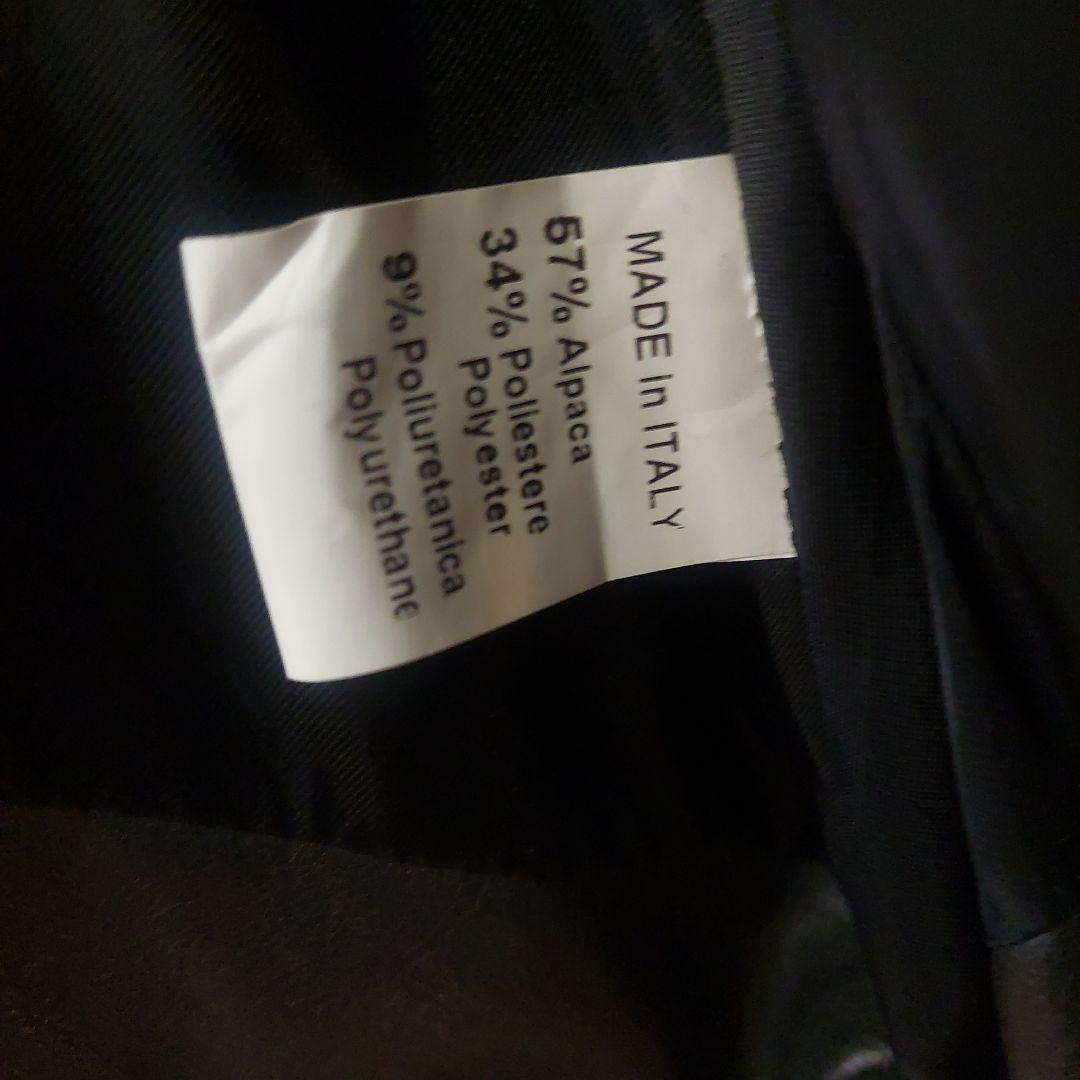 Ross⭐リアルレザー⭐アルパカ⭐黒⭐個性的スナップボタン⭐イタリア製